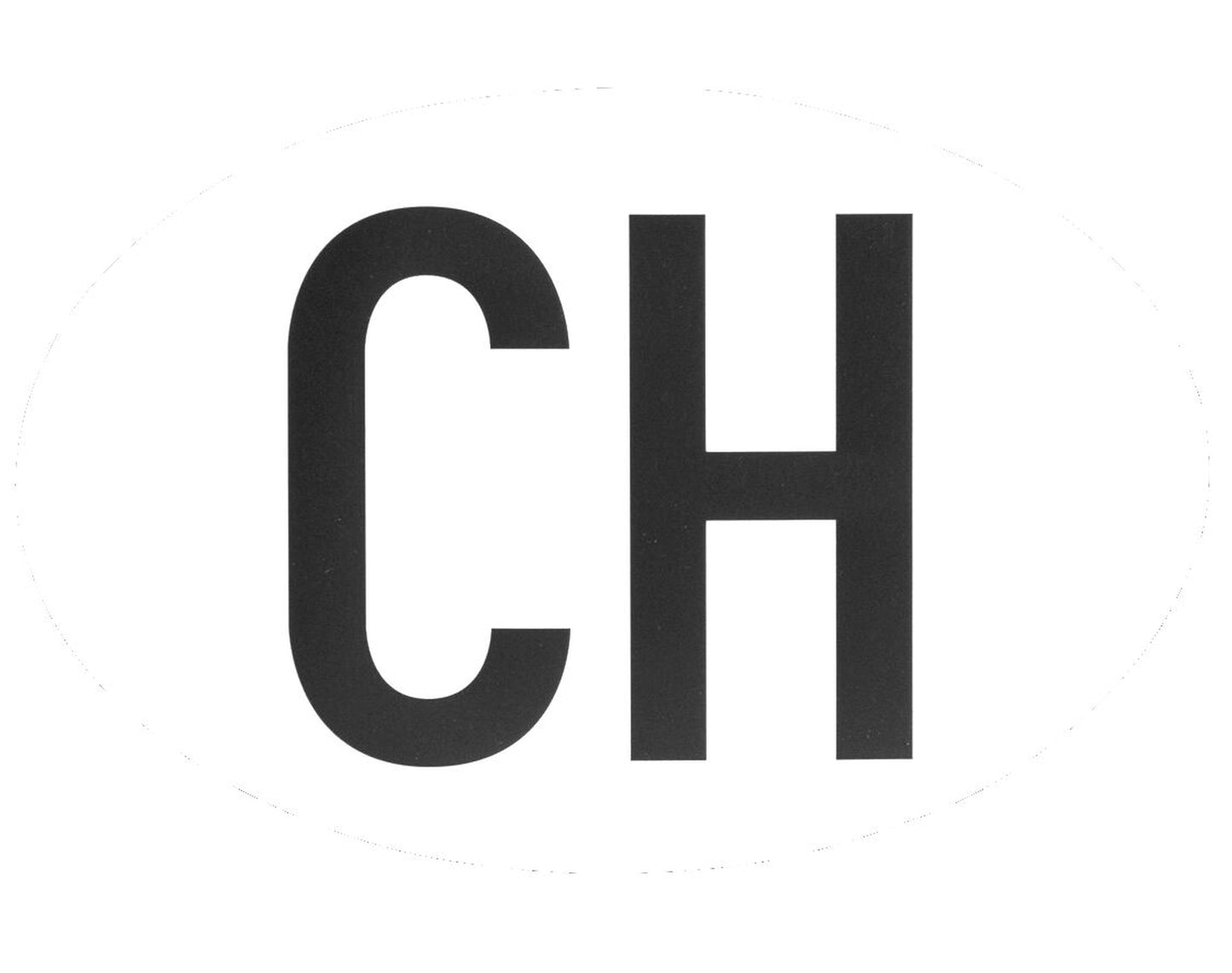 Hoheitszeichen «CH» magnetisch, für PKW, 17.5 × 11.5 cm