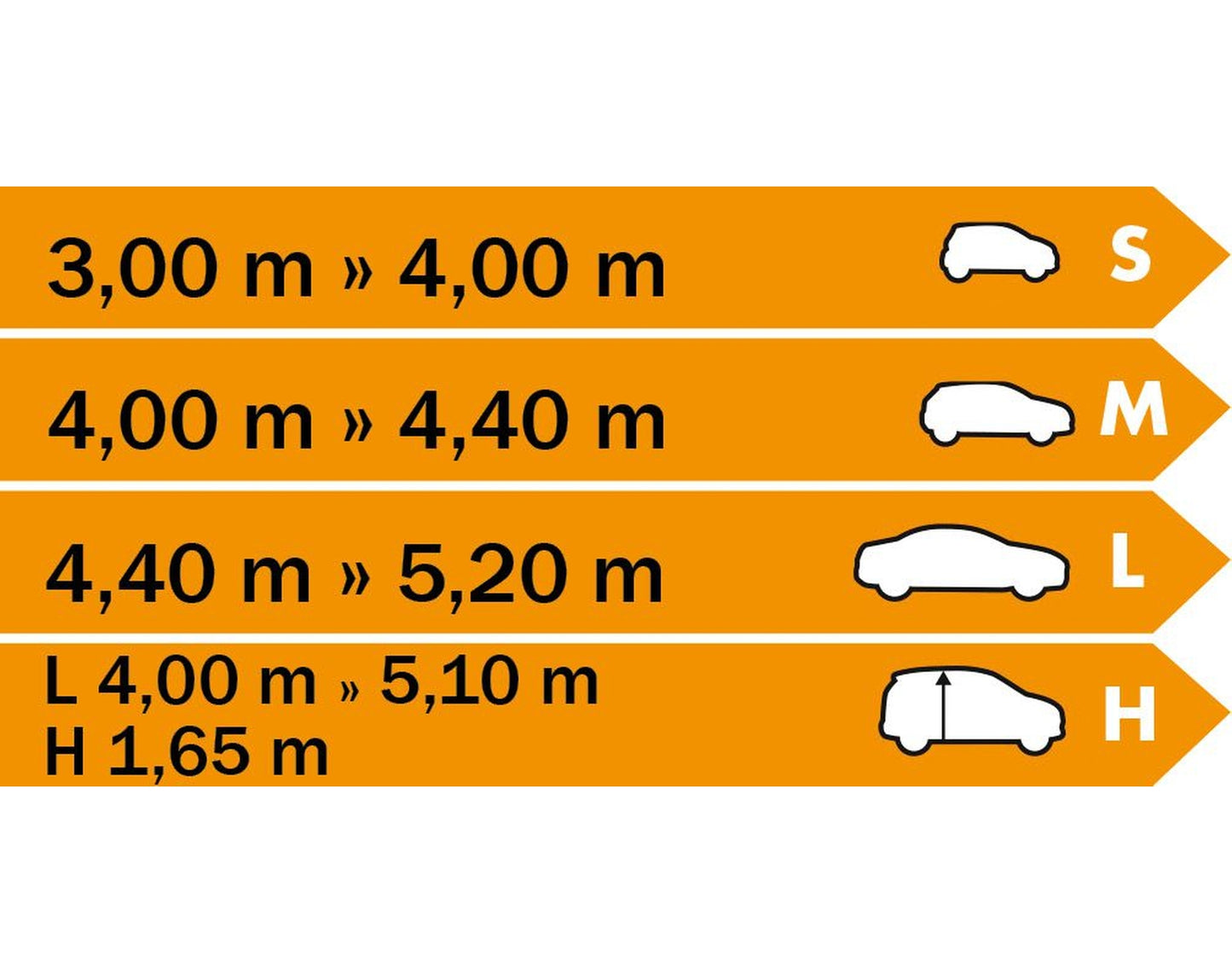 XLPT Cover Pro, Auto Vollgarage, Grösse L (Länge: 4.4 bis 5.2 m)