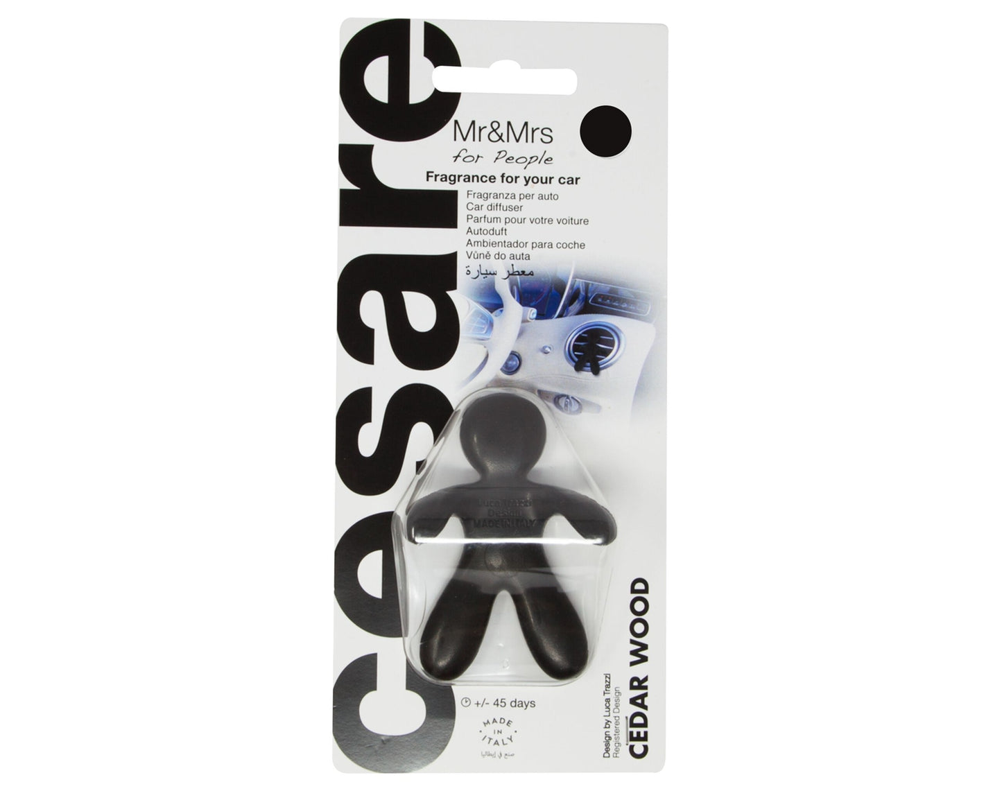 Mr&Mrs Cesare Cedar Wood, schwarz