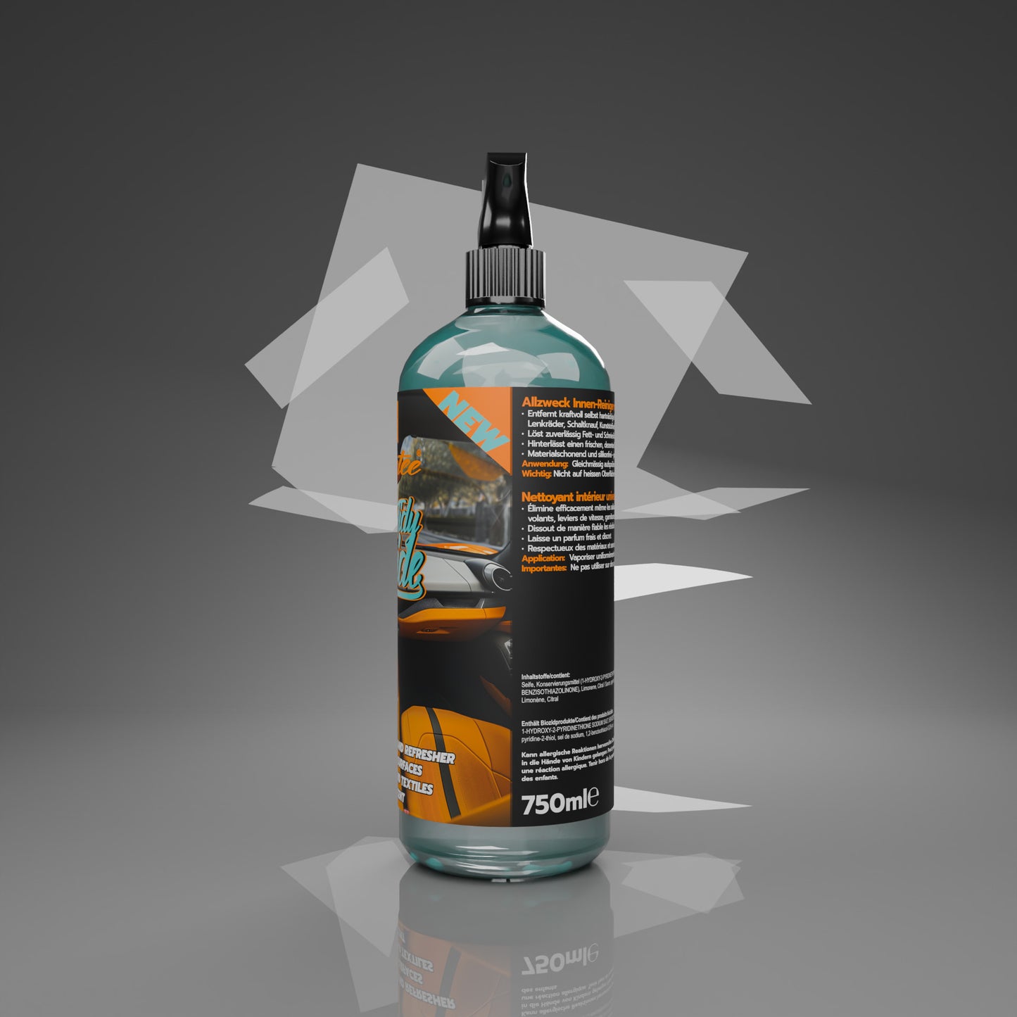 Flatee FreshTidy Inside (750ml)– Innenraumreiniger mit frischem Duft