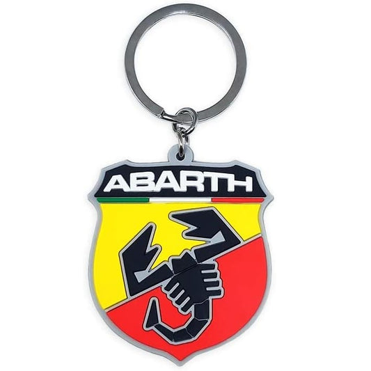 4R Abarth offizieller Schlüsselanhänger soft-touch Schild