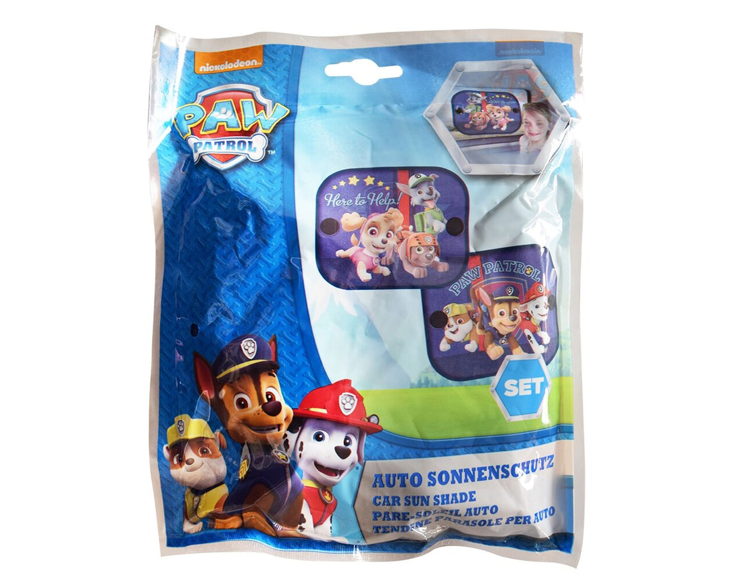 Sonnenschutz Paw Patrol, 36 × 44 cm, 2 Stück