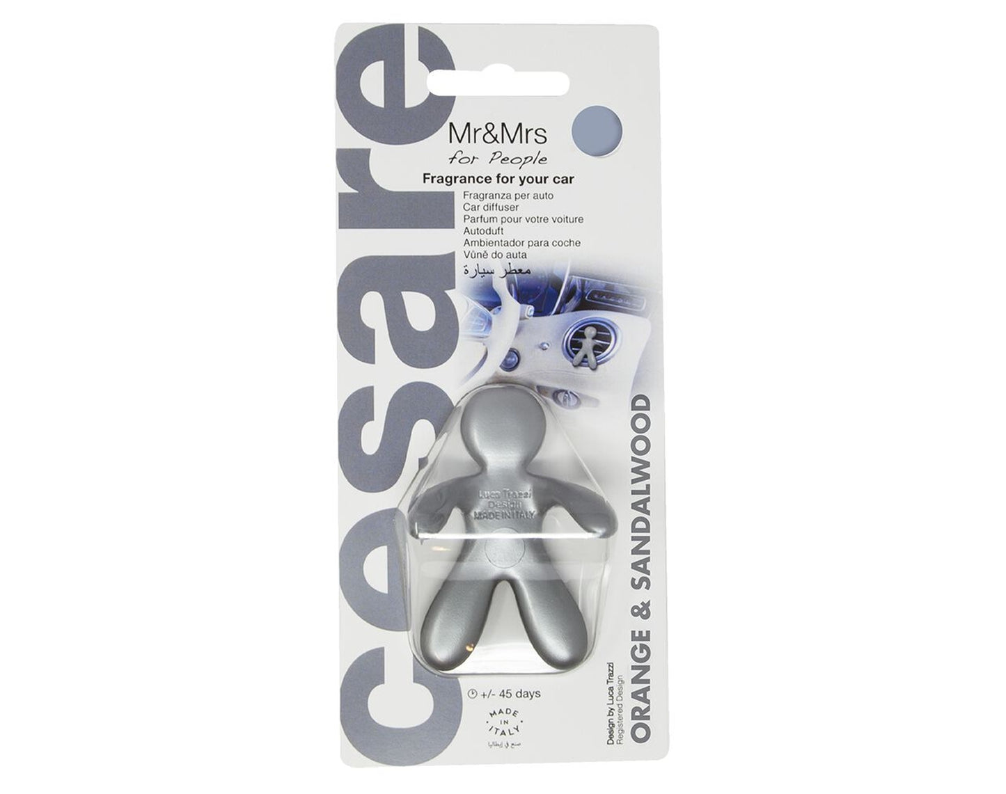 Mr&Mrs Cesare Orange + Sandalwood, Silber