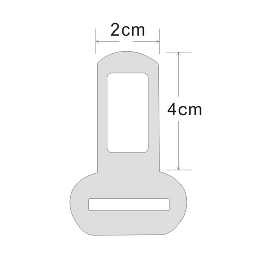 Anschnallleine grau Sicherheitsgurt