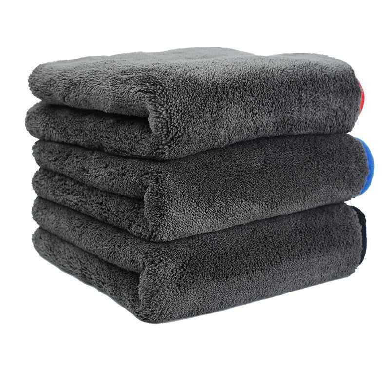 RP Trockentuch 40 x 40 cm grau/rot 1000GSM sehr saugfähig