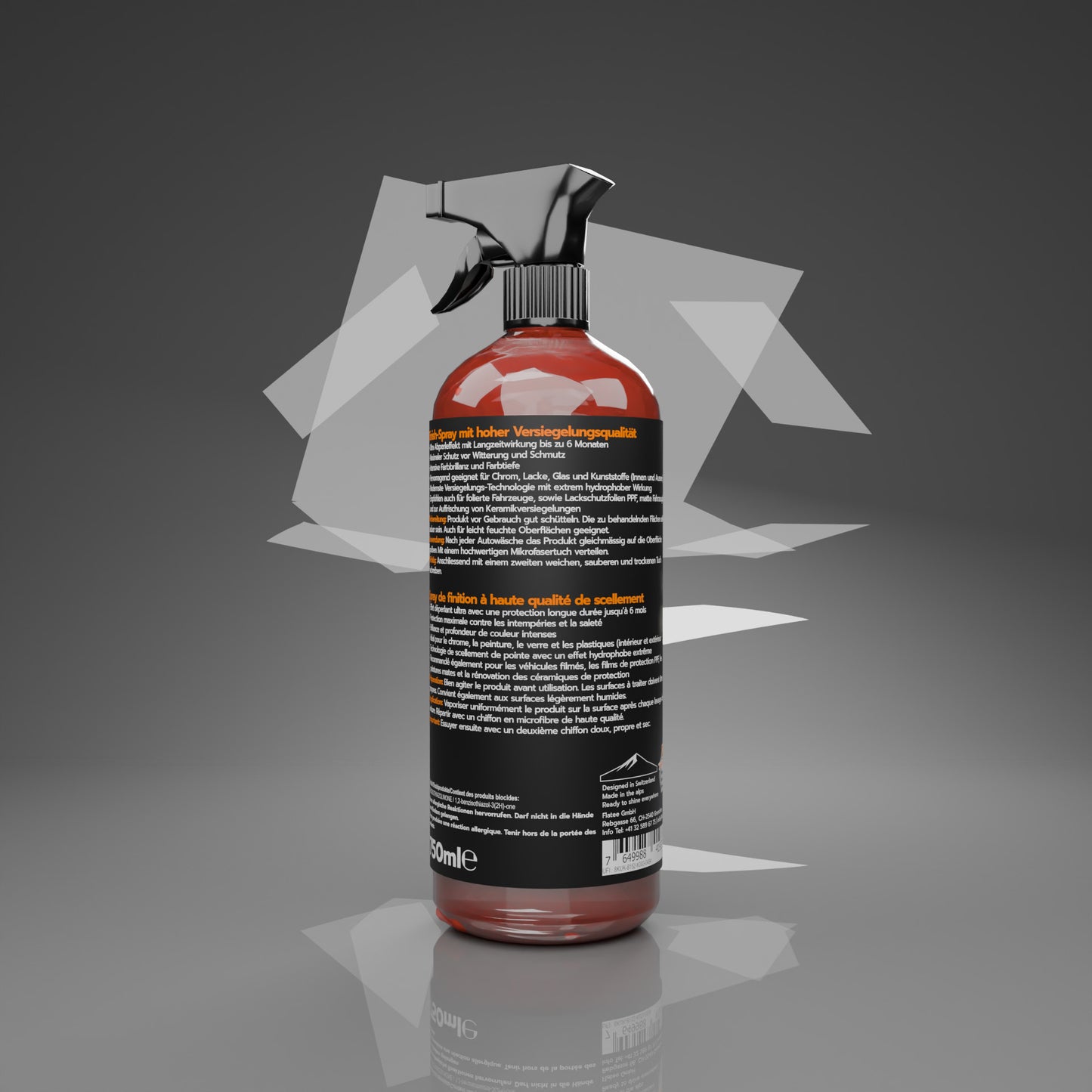 Flatee CeramicWax Detailer (750ml) Finishspray mit hoher Versiegelungsqualität