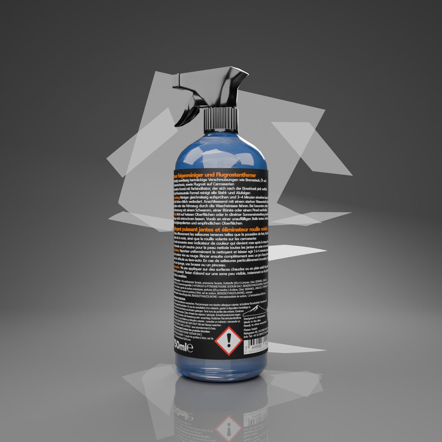 Flatee DirtyWheel Cleaner (750ml) – Power Felgenreiniger & Flugrostentferner
