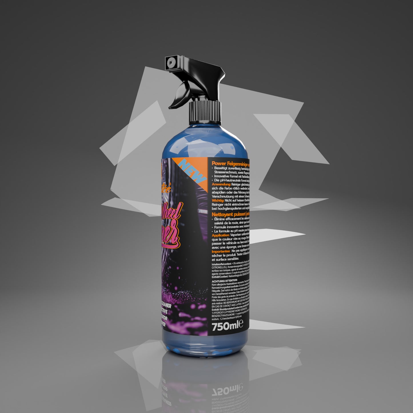 Flatee DirtyWheel Cleaner (750ml) – Power Felgenreiniger & Flugrostentferner