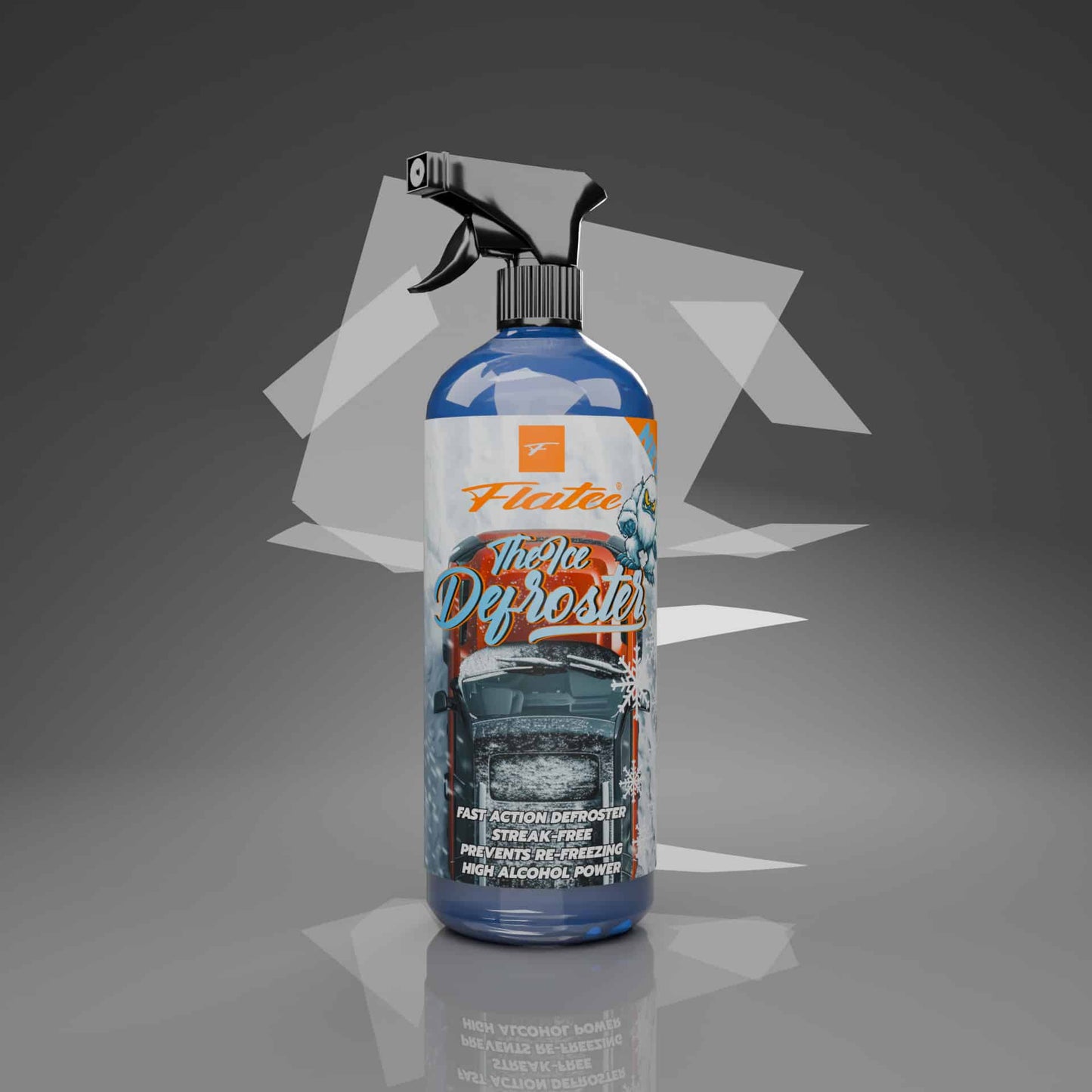 Flatee TheIce Defroster (750ml) – Schnell-Enteiser mit Neuvereisungsverzögerer