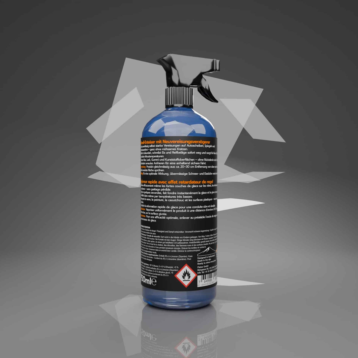 Flatee TheIce Defroster (750ml) – Schnell-Enteiser mit Neuvereisungsverzögerer