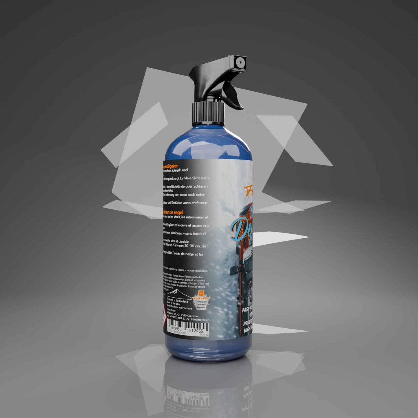 Flatee TheIce Defroster (750ml) – Schnell-Enteiser mit Neuvereisungsverzögerer