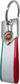 4R Fiat offizieller Schlüsselanhänger tricolore, Karbon, weiss (verschiedene Modelle)