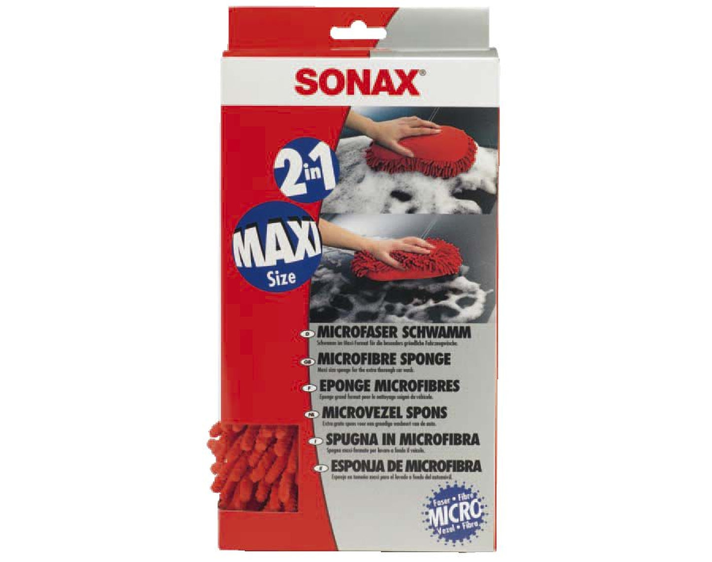 Sonax Microfaser Schwamm 2in1