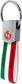 4R Abarth offizieller Schlüsselanhänger tricolore, roter Skorpion