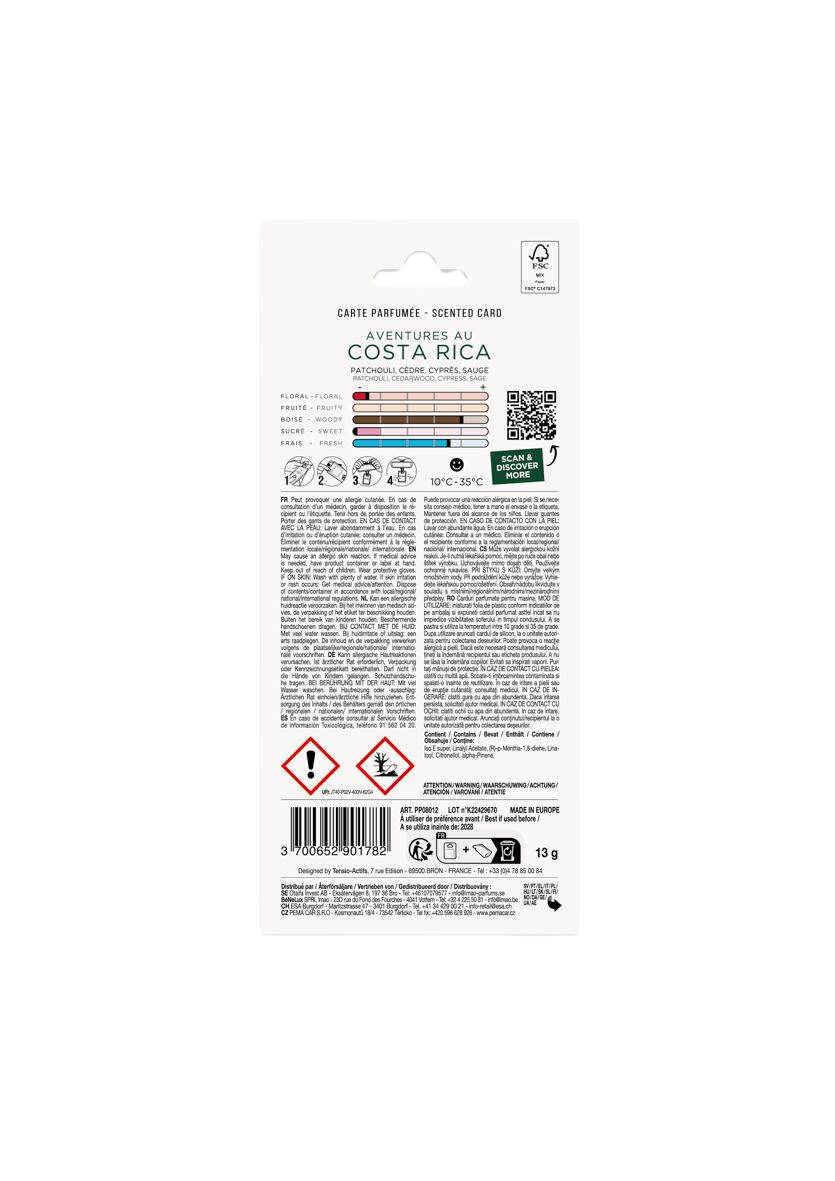 imao Parfums Aventure au Costa Rica