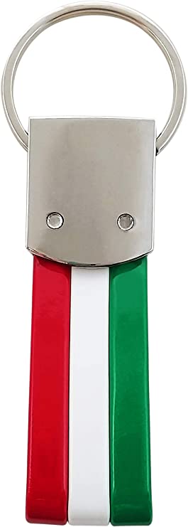 4R Abarth offizieller Schlüsselanhänger tricolore