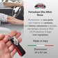 4R Alfa Romeo Schlüsselanhänger Carbonlook / rot