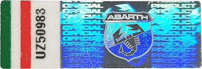 4R Abarth offizieller Schlüsselanhänger tricolore