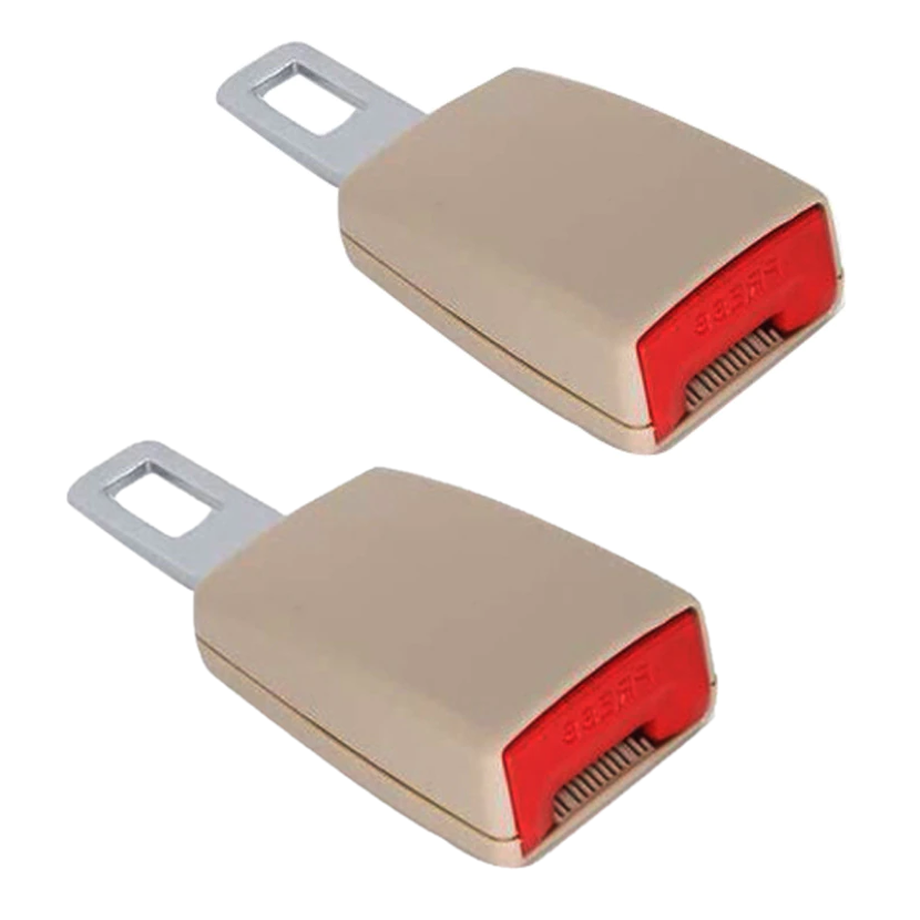 2 Stück Gurtverlängerung universal beige Gurtadapter