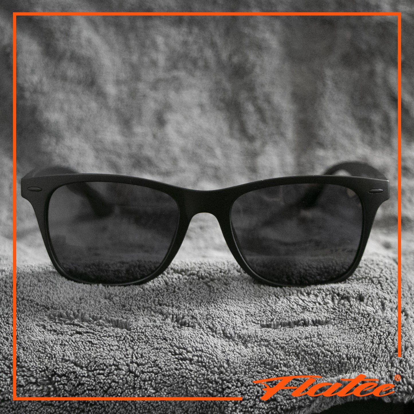 Flatee Sonnenbrille schwarz