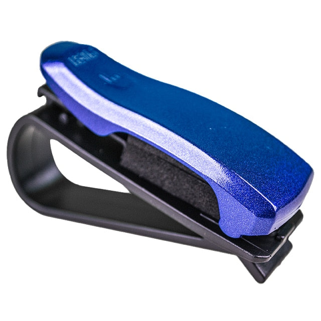 Brillen- und Kartenhalter Clip Sonnenblende - mehrfarbig Glanzoptik