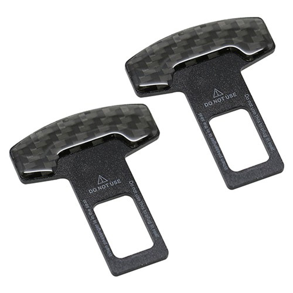 RP Gurtschnalle Carbonlook Alarmstopper - 2 STÜCK